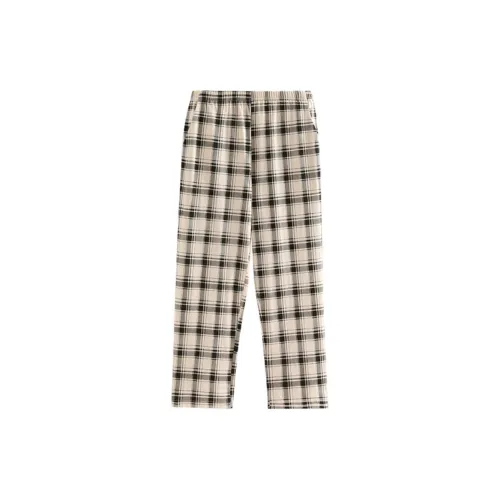 FENTENG FX26931722 Gray Plaid Men's Pajama Pants