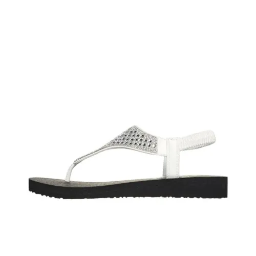 Skechers Meditation Шлепанцы Женские Белые