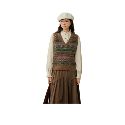 ZIHAN Мокка-мусс Женские жилеты