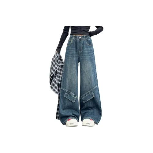 YALU Флисовая подкладка изображение модель YFF370 школьные джинсы