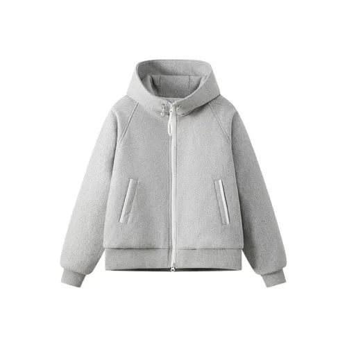 DOUBLEFISH Loose Fit Cotton Down Jacket Coat Unisex DOUBLEFISH Свободный крой хлопковый пуховик пальто унисекс