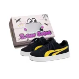 Чёрный, жёлтый, чёрный, шнурки (утолщённые и с флисовой подкладкой)