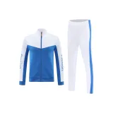 Комплект (Синий и Белый Топ + Белые и Синие Штаны)