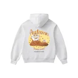 Бело-серый вереск [Утолщенная флисовая подкладка]