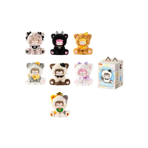 Rolife Ruo Lai Nanci Мурмур Afternoon Tea Plush Toy Слепые коробки Одиночная коробка Целая коробка 6 шт