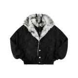 Чёрный Волчий Король (Пуховая куртка)