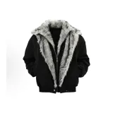 Чёрный Волчий Король (Пуховая куртка)