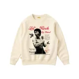 Абрикосовый свитшот с круглым вырезом