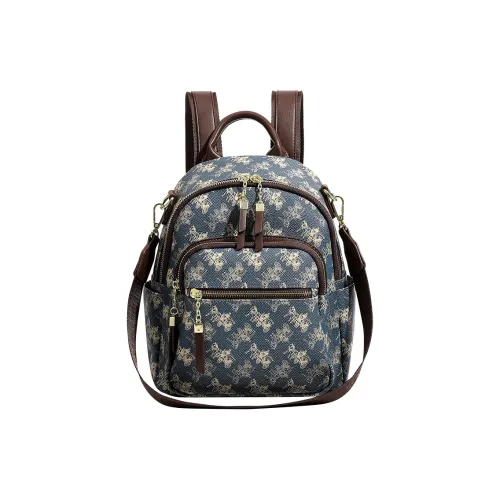 TTaG．baG ПВХ Рюкзак Женские Синий