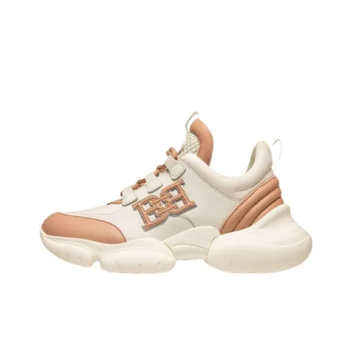 BALLY MID Топ Толстая подошва Кроссовки Женские Бежевый Коричневый