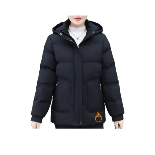 MOUSIDEYOUHUO С капюшоном хлопковый пуховик женский