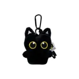 Маленький черный кот + черный шнур