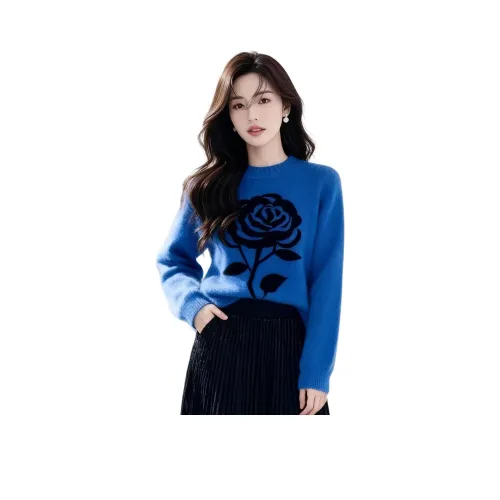 XIANGTIANE Синий Женский Трикотаж