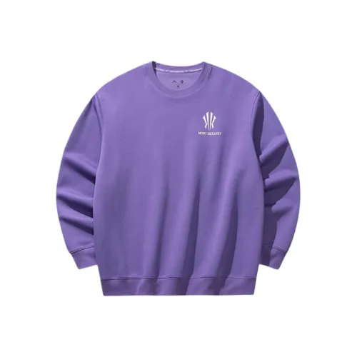 ANTA SUPERSTORE Свитшоты унисекс малвового фиолетового цвета