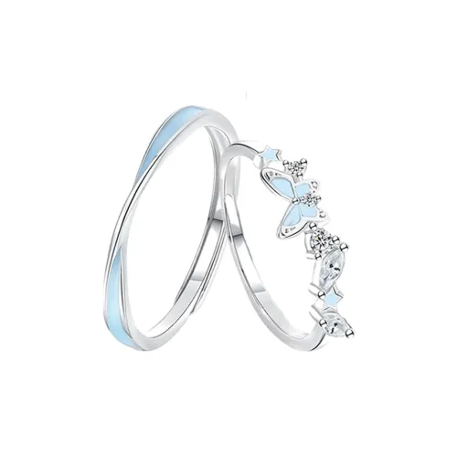 SUIYUEJINGHAO Циркон Кольца Унисекс