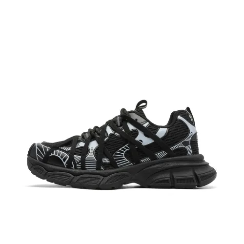 JX Винтаж Полосы Низкий Топ Толстая Подошва Обувь Модная Повседневная Мужская