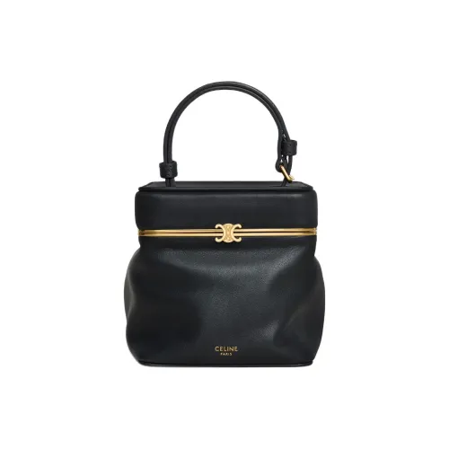 CELINE Коровья кожа Сумка Маленькая Женская Черная