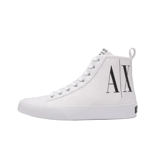 ARMANI EXCHANGEAE Высокие кеды мужские белые