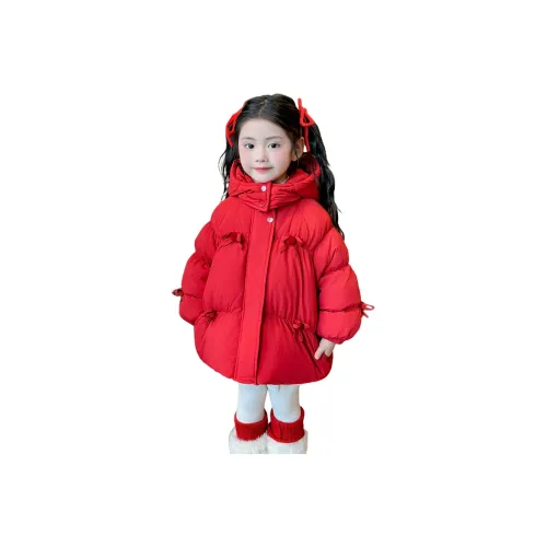 Lanza Повседневное Пуховое Пальто Зимнее Красное Детское для Возраста 3-7 Лет
