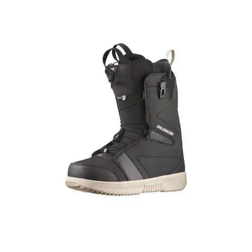 SALOMON Термический Устойчивый к Износу Высокие Сноубутсы для Мужчин Черные