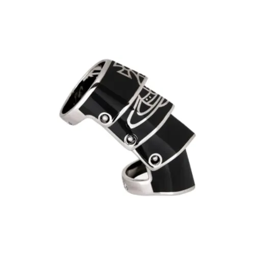 Vivienne Westwood Латунь Кольца Женские Серебристый Черный