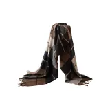 Белый-коричневый в клетку