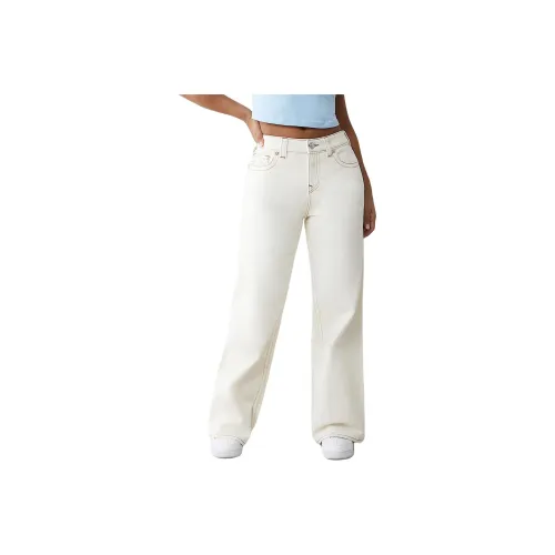 True Religion Белые Женские Джинсы