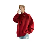 Красный топ из трикотажной ткани