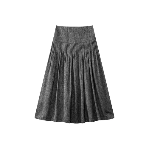 JINGBUTIAN Повседневная длинная юбка женская