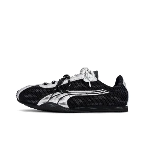 PUMA H Street Casual Shoes Low Top Черный Белый Серебряный Унисекс