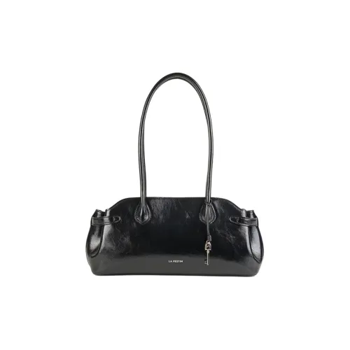 La Festin Сумка из крупнозернистой текстуры коровьей кожи бейдж плечо средний размер женский многоцветный