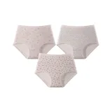 [3 упаковки] Цветочный розовый + Цветочный серый + Цветочный коричневый