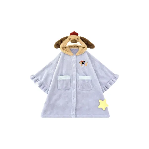 QIAOYUN Синий Женские Банные халаты