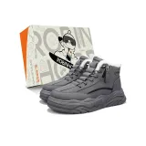 Серый с флисовой подкладкой