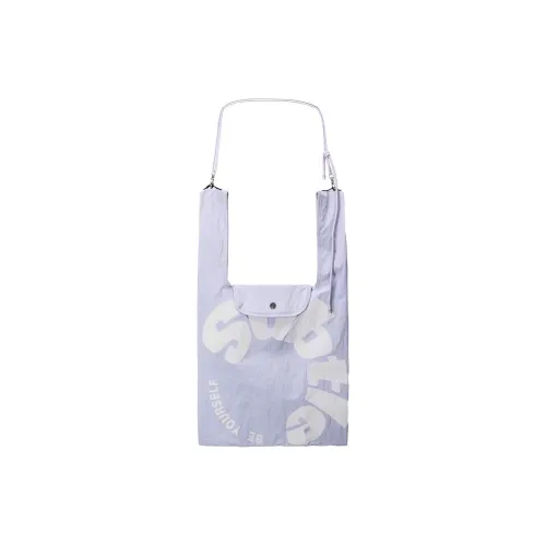 Тонкая нейлоновая сумка через плечо стандартная унисекс мятного молока цвета