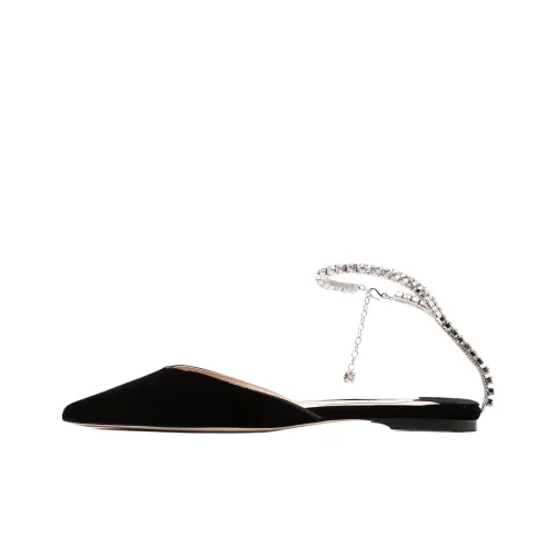 Jimmy Choo Saeda Женские повседневные туфли Женские Черный