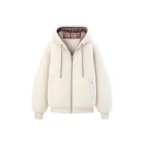 Розово-бежевый в клетку