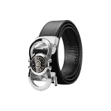 Серебряная застежка с текстурой "пеббл"