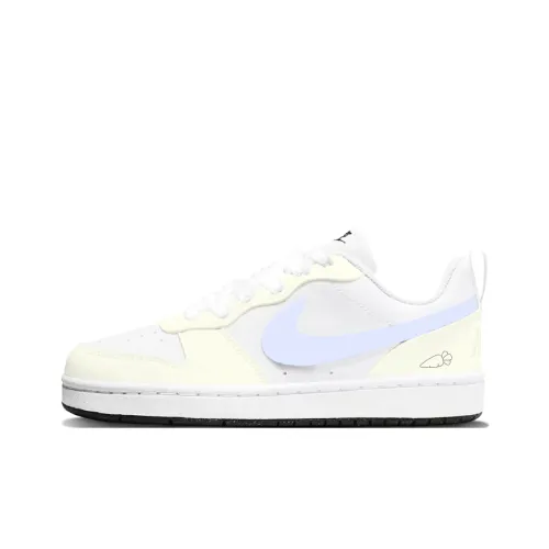 Nike Court Borough Амортизация Износостойкий Низкий Топ Детские Скейтбординги Подростки