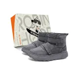 Серый с флисовой подкладкой