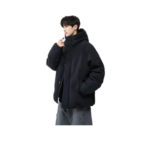 YALU Черный Унисекс Пуховики