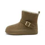 Хаки зеленый, меховая подкладка