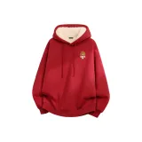 [Dense Шерпа] Бордовый (Шляпа Tangshi с логотипом на груди из пряжи)