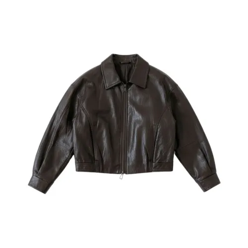 XIAOYERIJI Кожа Куртка Женская