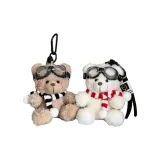 2 шт [Белый медведь + Бурый медведь] + Шарф + Шнурок