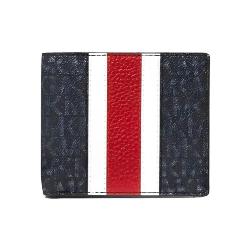 MICHAEL KORS MICHAEL KORS Luggage Collection Искусственная кожа Держатель для карт кошелек Маленький Мужской Синий красный