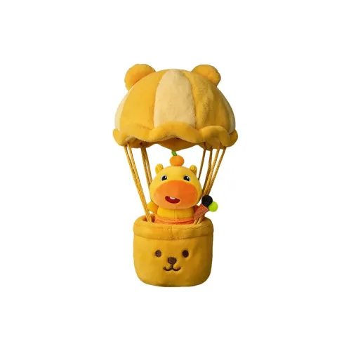 AIQINGCAOZHILIANWANJU Капибара On Hot Air Balloon Плюшевый Брелок 12 см Длина Тела