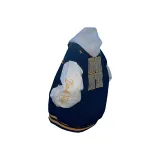 Темно-синий, утепленный