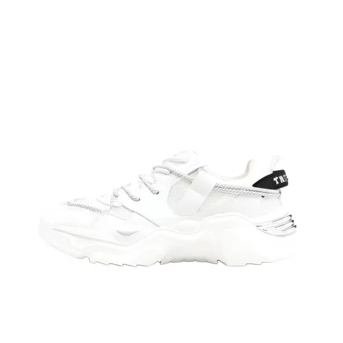 PLEIN SPORT Низкий топ Повседневная обувь Унисекс Белый