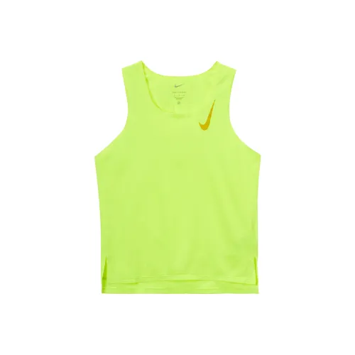 Nike Бег Майка Мужская Неоново-Желтая